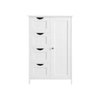 Badkamerkast – dressoir – bijzetkast – 4 laden – wit