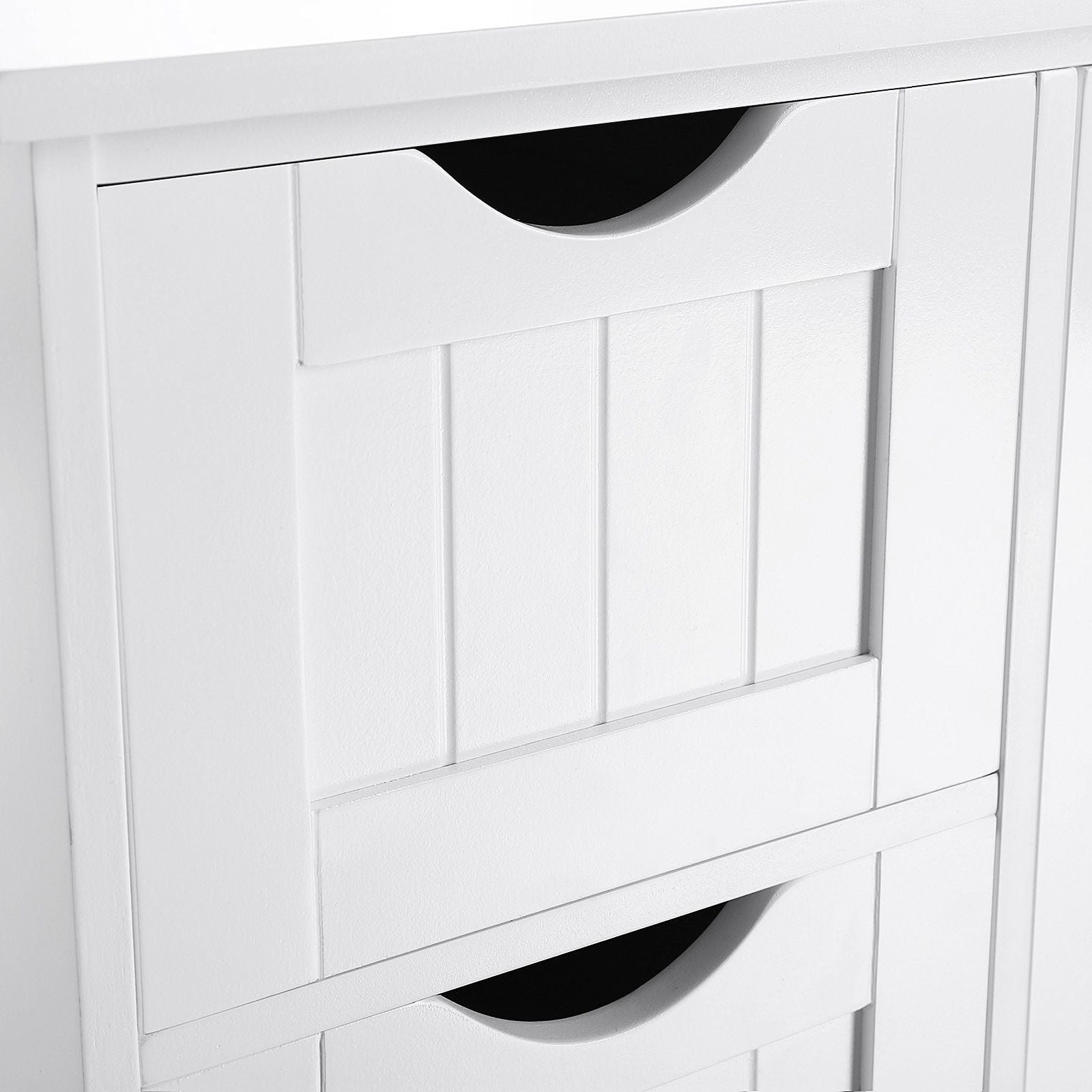 Badkamerkast – dressoir – bijzetkast – 4 laden – wit