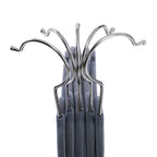 Set van 100 fluwelen hangers – luxe uitstraling – lichtgrijs