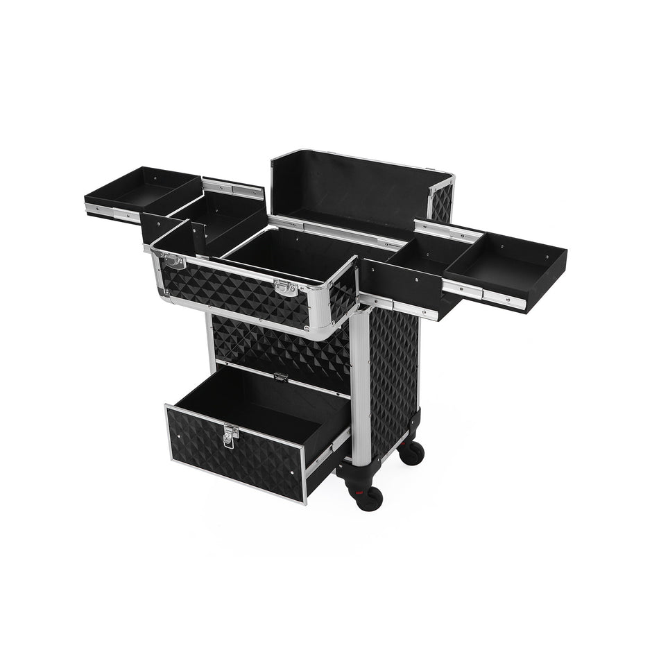 Make-up trolley – met 1 lade – zwart