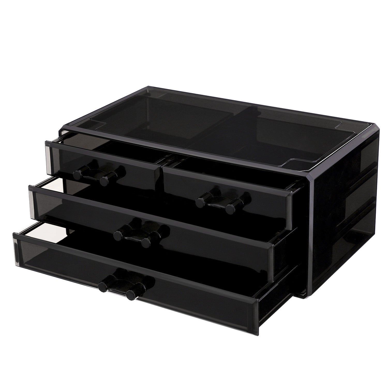 Make-up organizer – waterdicht en functioneel – zwart