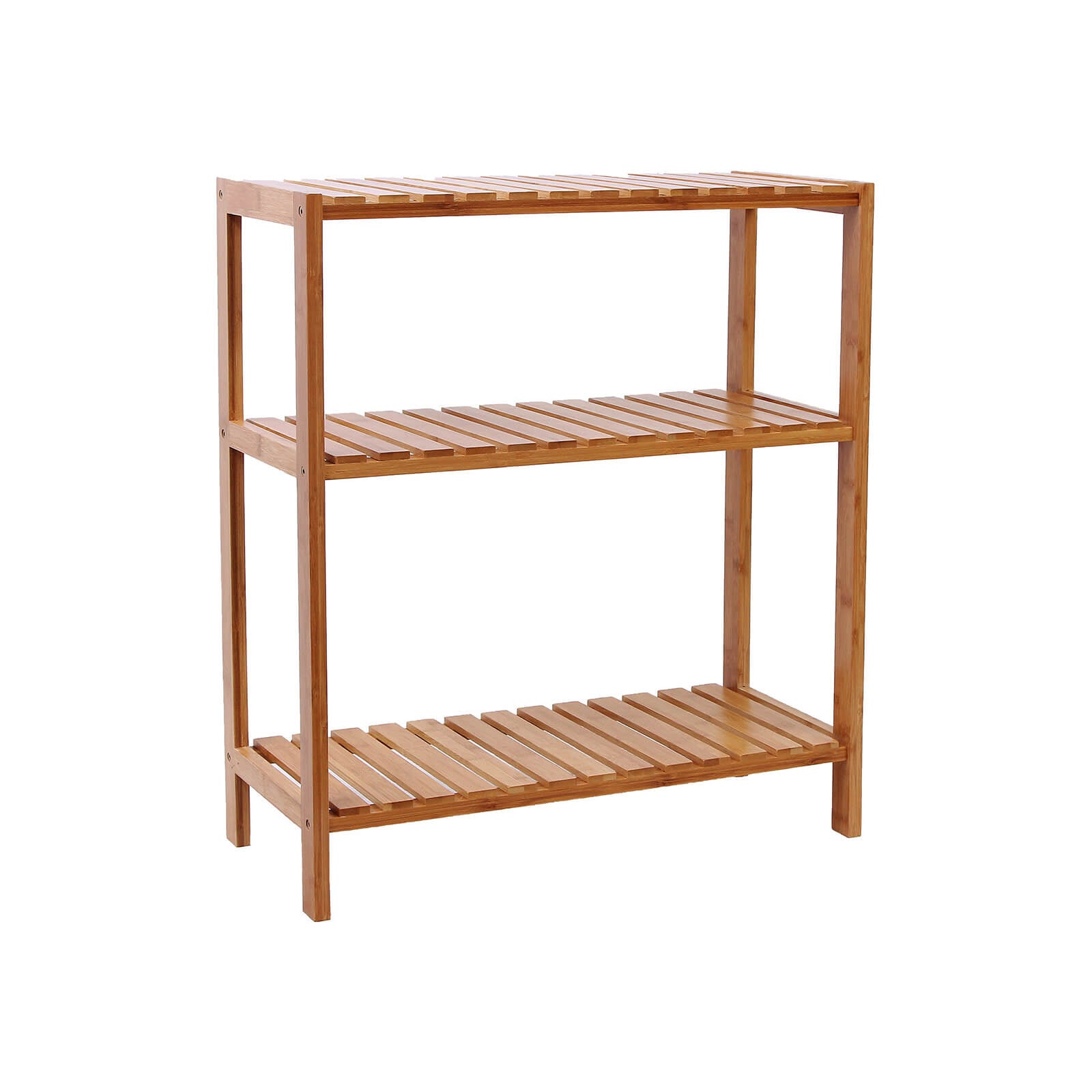 Badkamerrek - Bamboe - 3 planken - Naturel