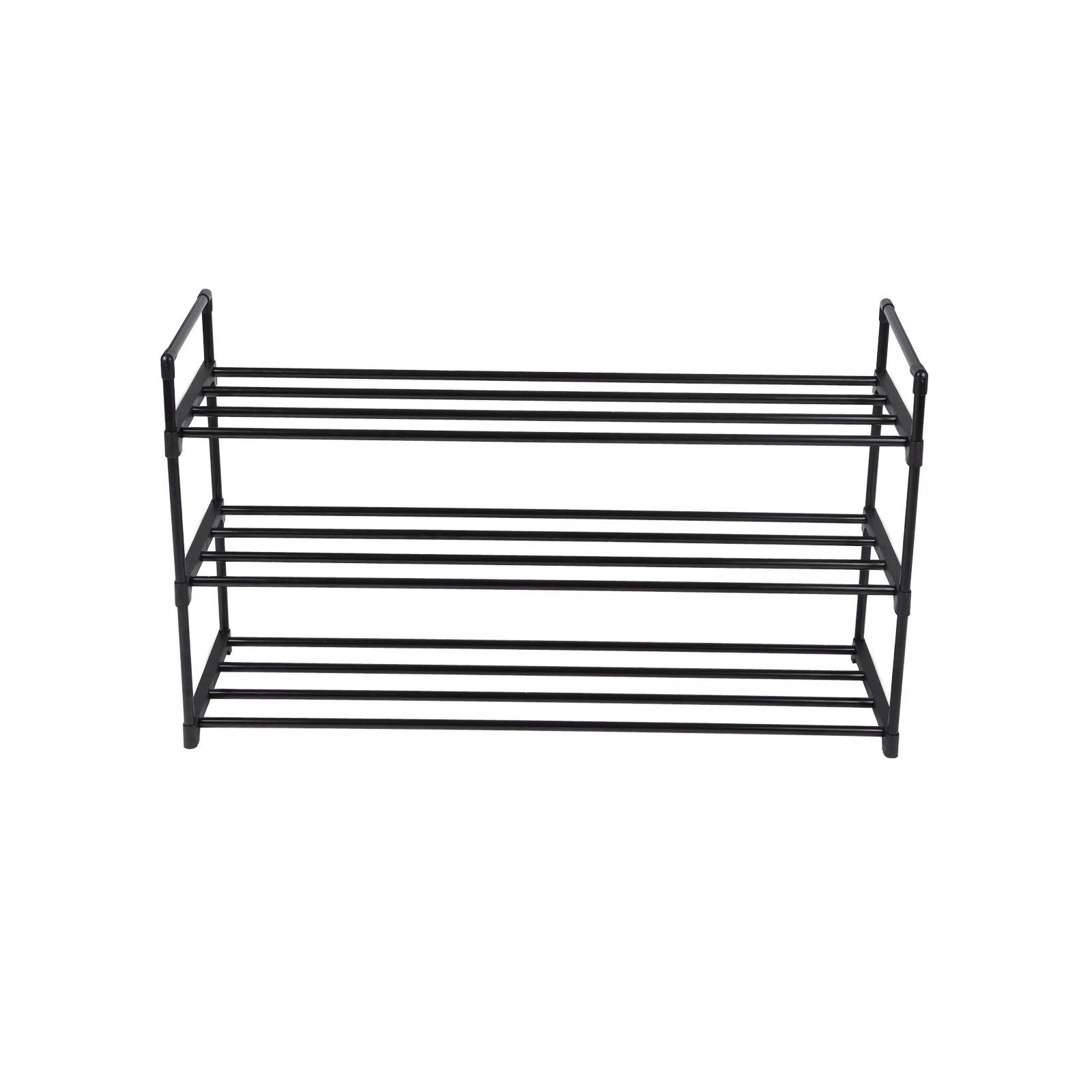 Schoenenrek – Ruimtebesparend – Metaal – Zwart