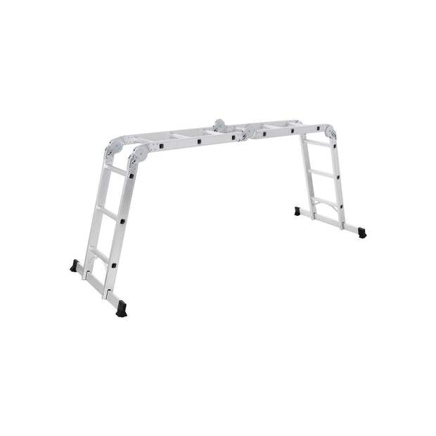 Multifunctionele ladder – vouwbaar en stevig – zilver
