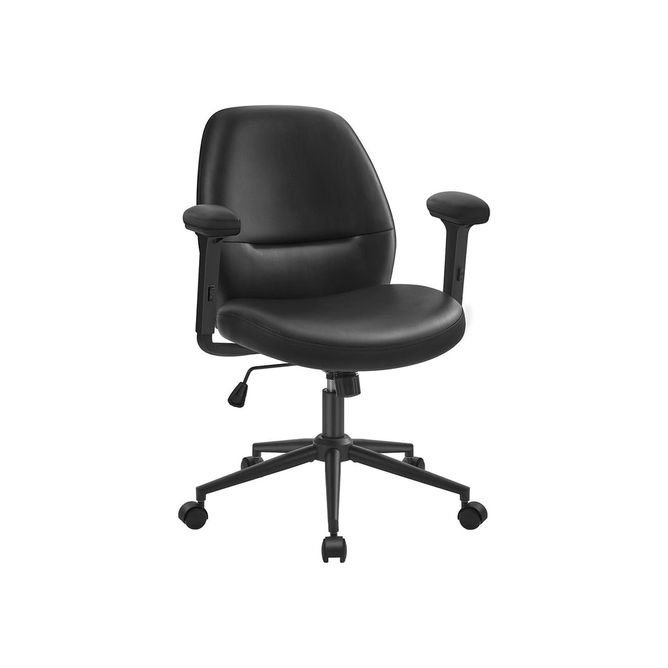 Bureaustoel – Verstelbare Armleuningen – Duifgrijs