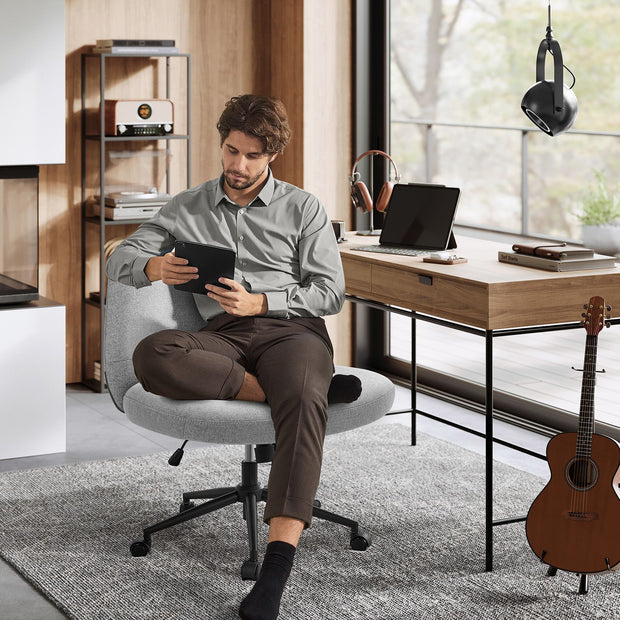 Bureaustoel – Brede Zitting – Duifgrijs