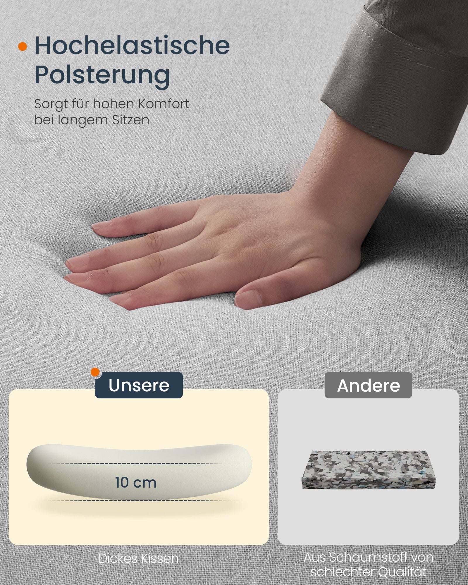 Bureaustoel – Brede Zitting – Duifgrijs