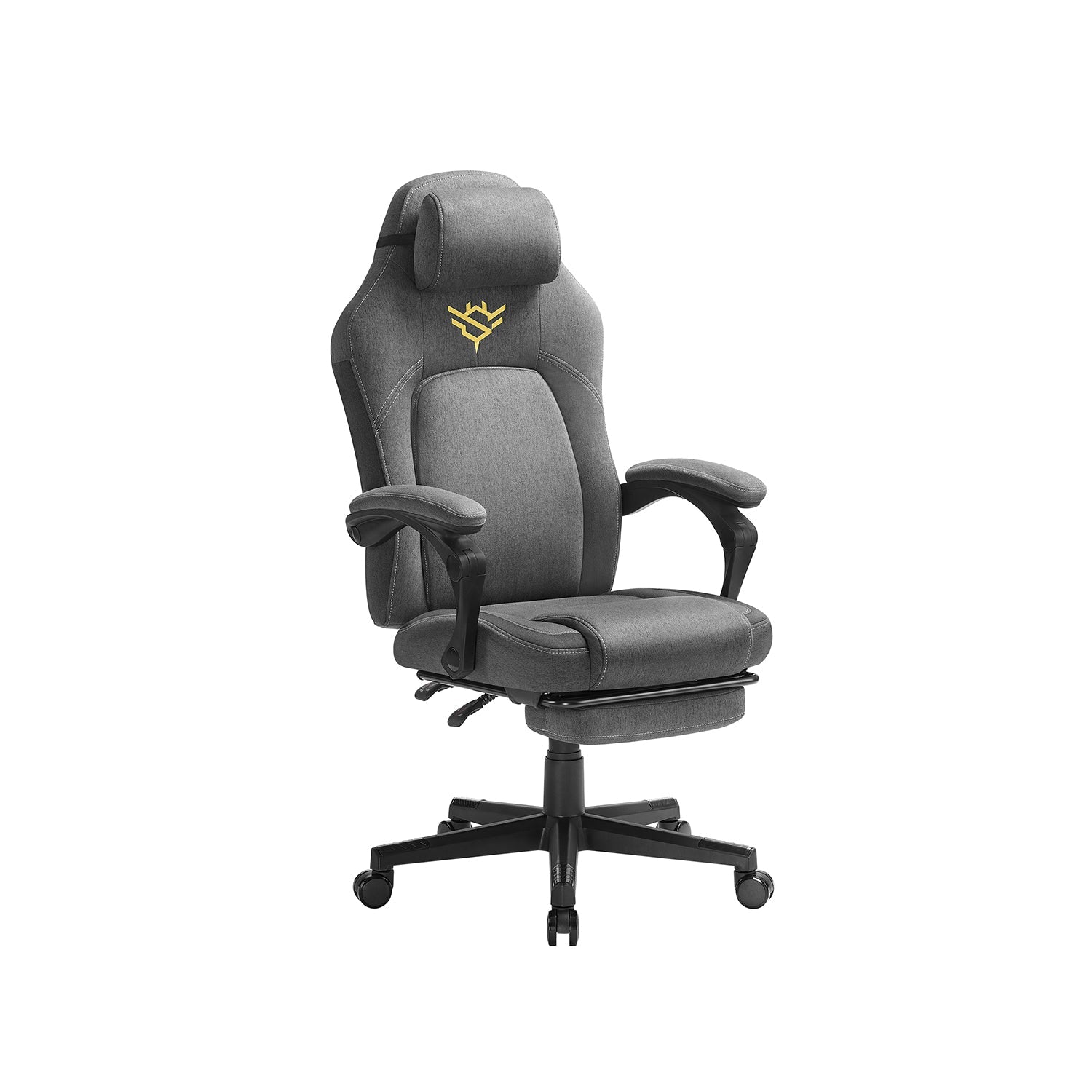 Ergonomische Bureaustoel – Verstelbare rugleuning (90° tot 135°) – Met voetsteun