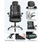 Bureaustoel - Ergonomisch - Gamestoel - Draaibaar - Zwart