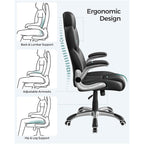 Bureaustoel - Ergonomisch - Gamestoel - Draaibaar - Zwart