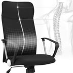 Bureaustoel - Ergonomische kantoorstoel - Computerstoel - Zwart