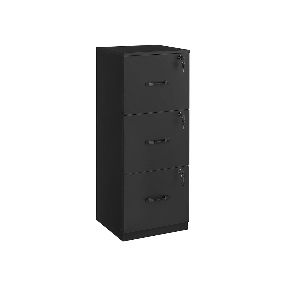 Archiefkast – met 3 afsluitbare lades – wolkwit