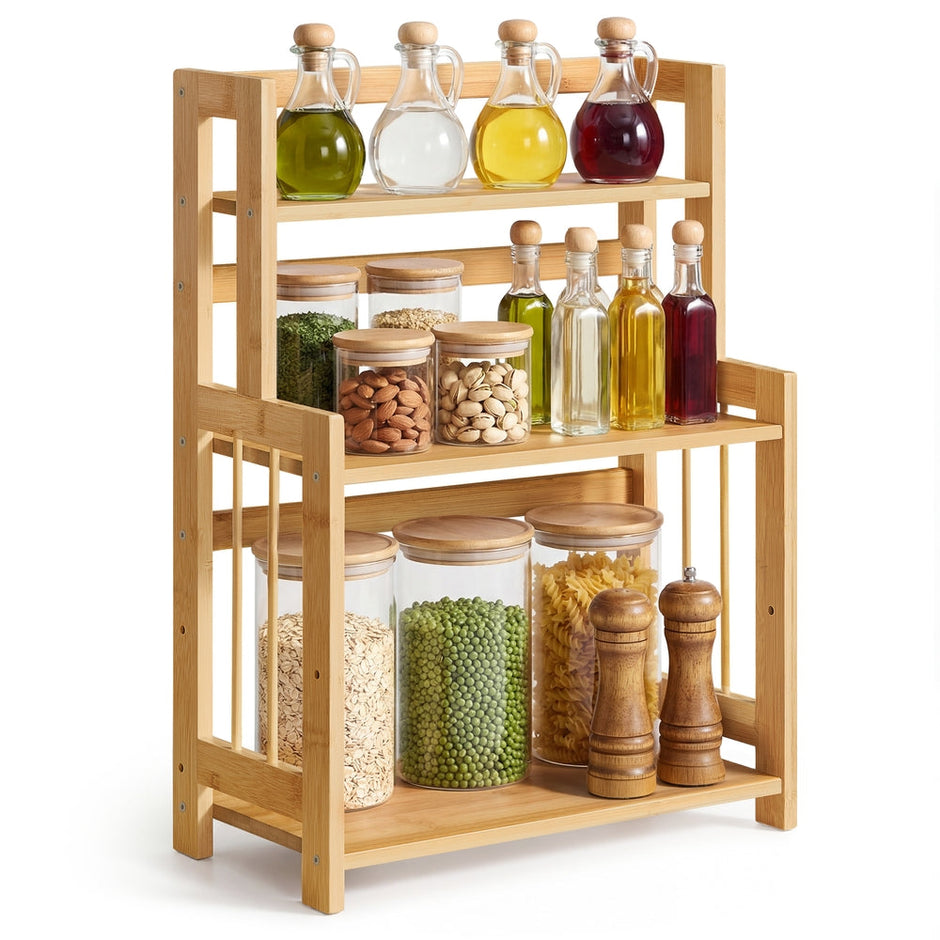 Kitchen Trolley - On Wheels with Shelves