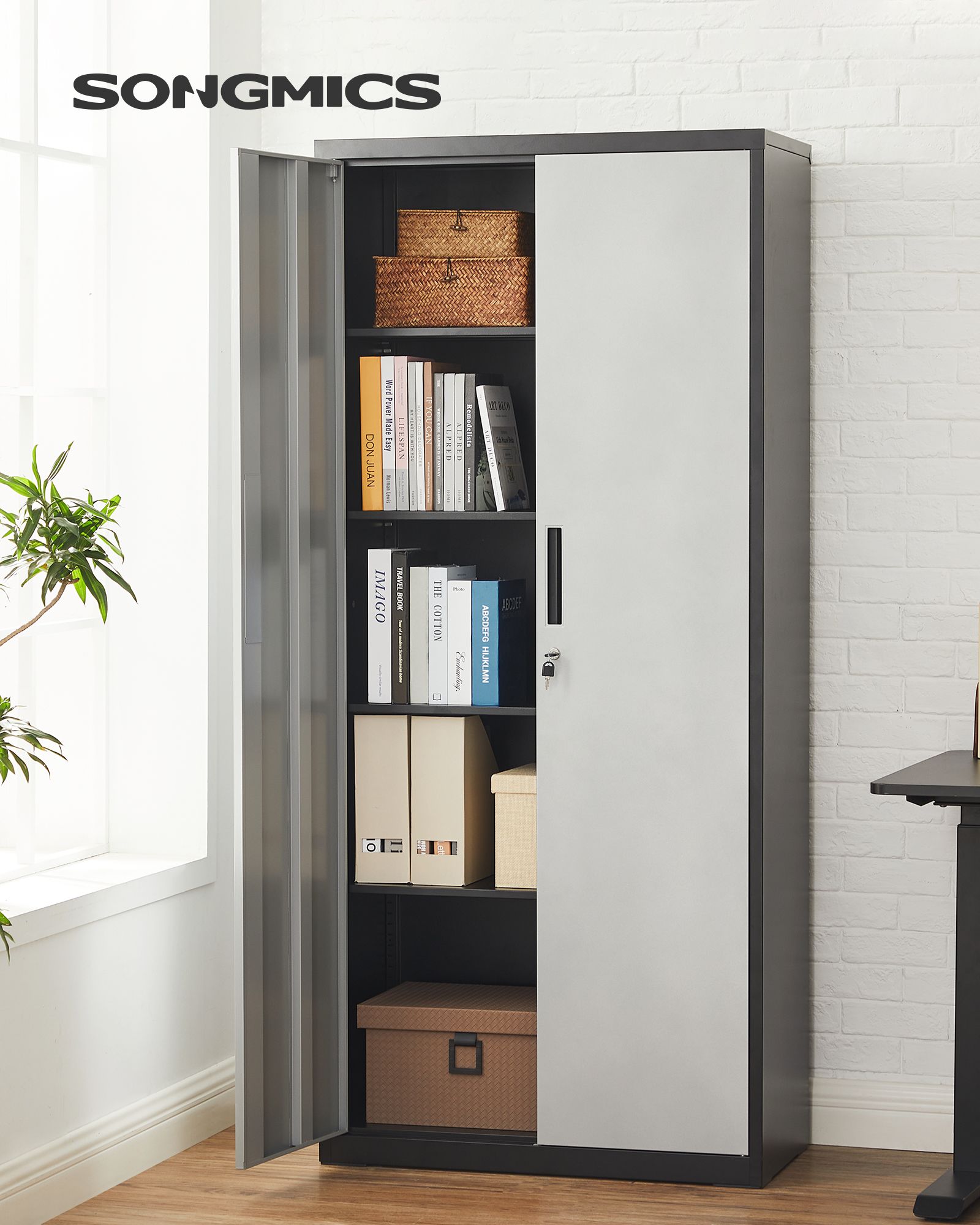 Archiefkast – 5 niveaus – met verstelbare planken