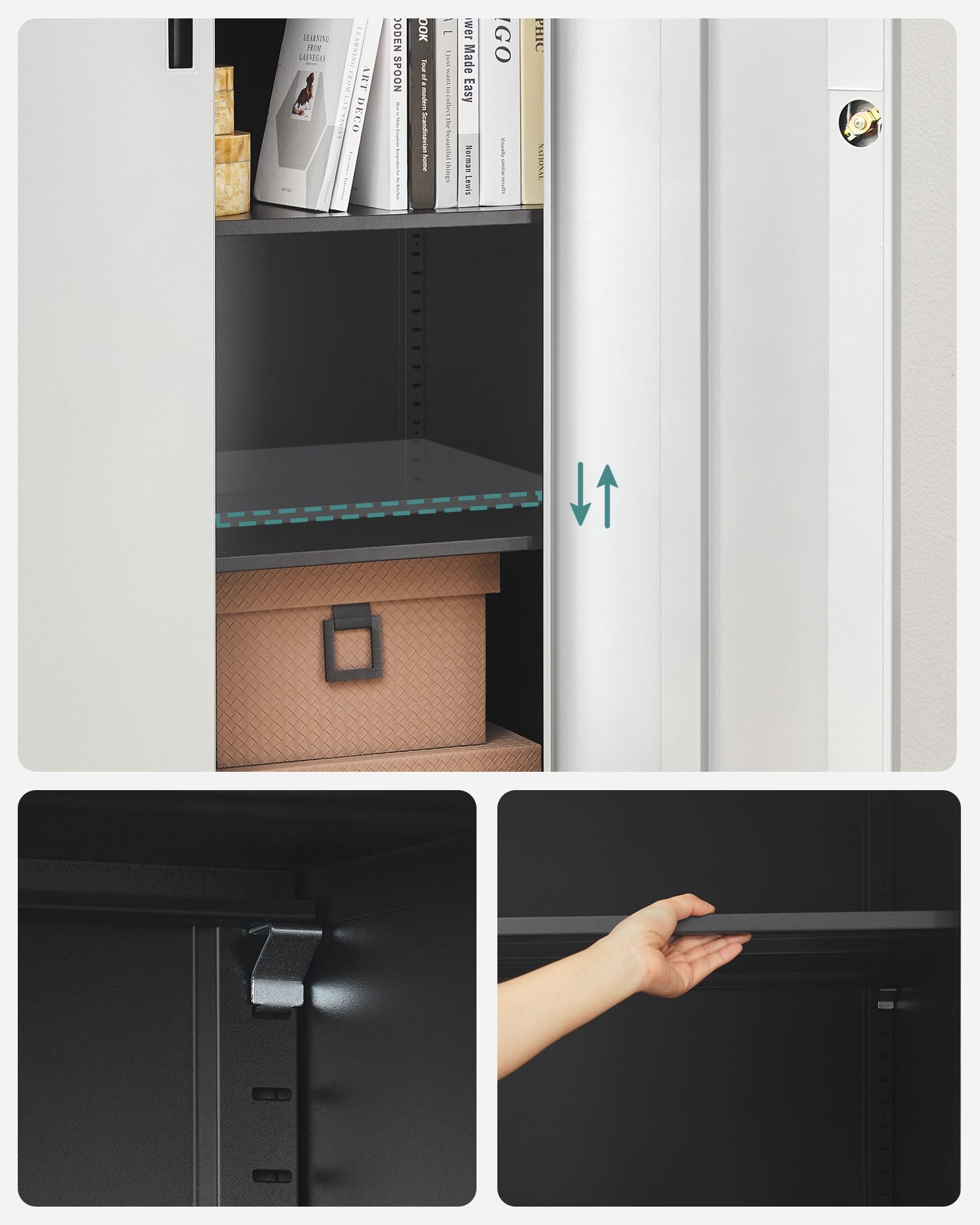 Archiefkast – 5 niveaus – met verstelbare planken