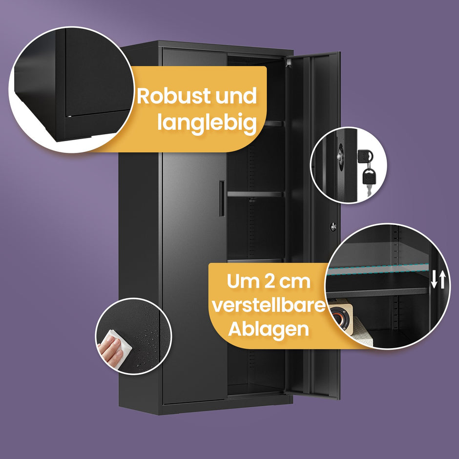 Archiefkast – Multifunctioneel en stevig – Matzwart