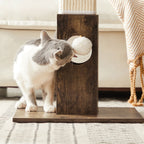 Kattenkrabpaal – Met speelbal – 73 cm – Vintage bruin