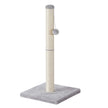 Krabpaal - 84 cm - Natuurlijk Sisal - Met Speeltjes - Lichtgrijs