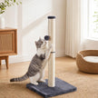 Krabpaal – Natuurlijk Sisal – Met Speelbal – 84 cm Hoog – Donkergrijs