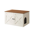 Kattenbakmeubel – Privacy voor je kat – Vintage bruin / Zwart