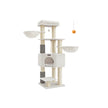 Krabpaal met plateaus – Ruimte voor meerdere katten – Crèmewit-beige