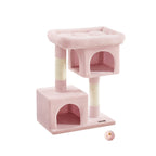 Krabpaal – met verhoogde ligstoel en sisal – lichtgrijs