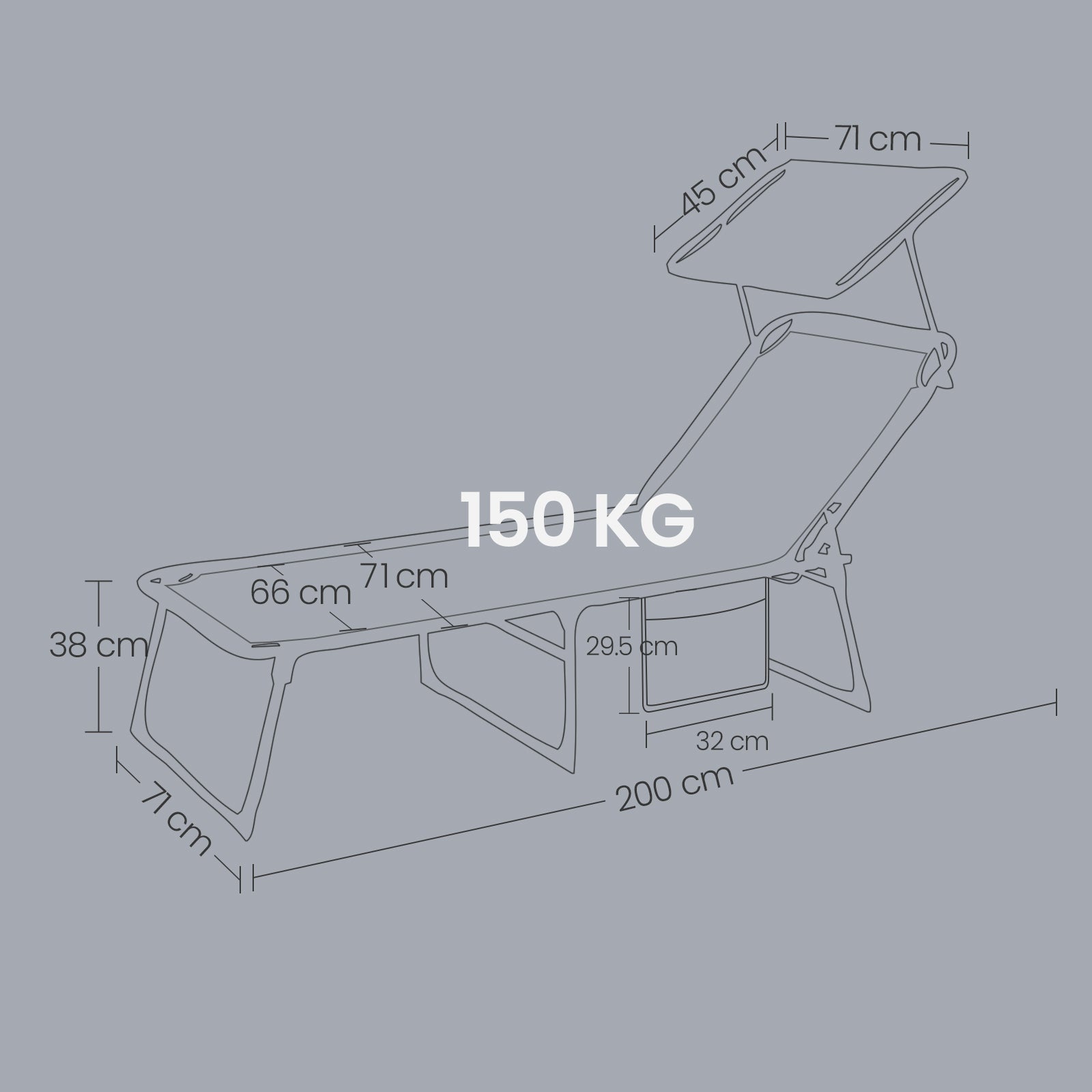 74 cm hoge krabpaal, kattenboom, groot platform