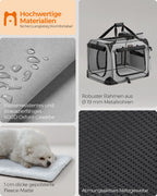 Hondenbox M – Opvouwbaar en lichtgewicht – Rookgrijs