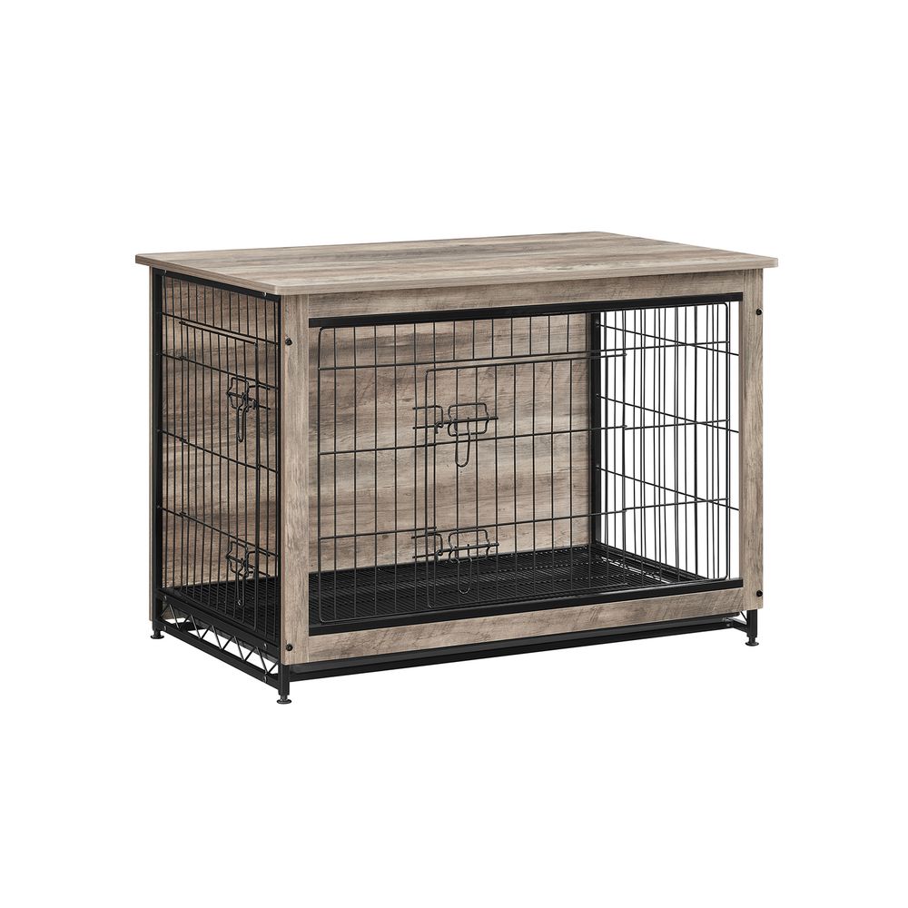 Hondenkooi - Bench - Extra sterk - Hout/Metalen frame - Bruin
