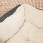 Hondenbed – Omkeerbaar kussen – Grijs