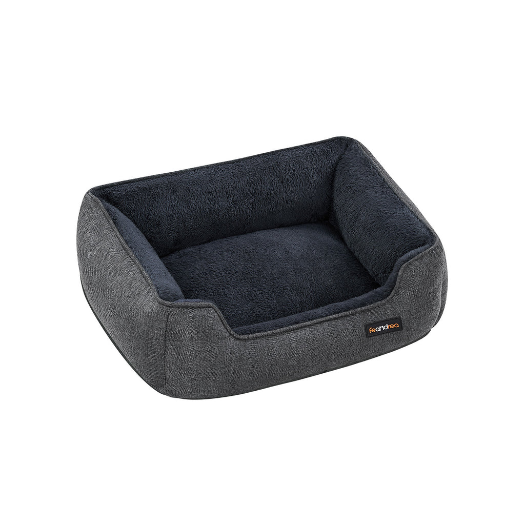 Hondenmand met afneembare en wasbare donkergrijze hoes