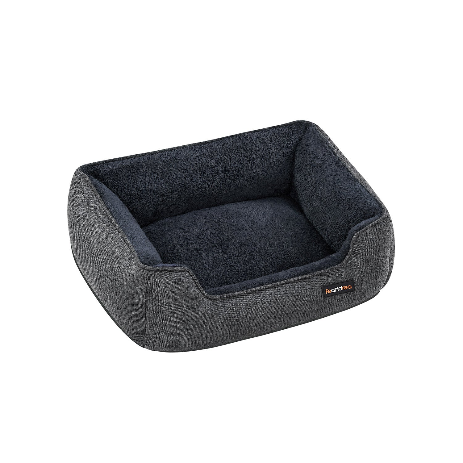 Hondenmand met afneembare en wasbare donkergrijze hoes