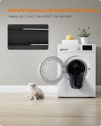 Hondenmand met afneembare en wasbare donkergrijze hoes