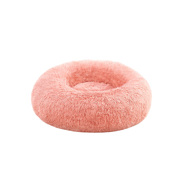 Hondenmand – uitneembare vulling – pluche – roze