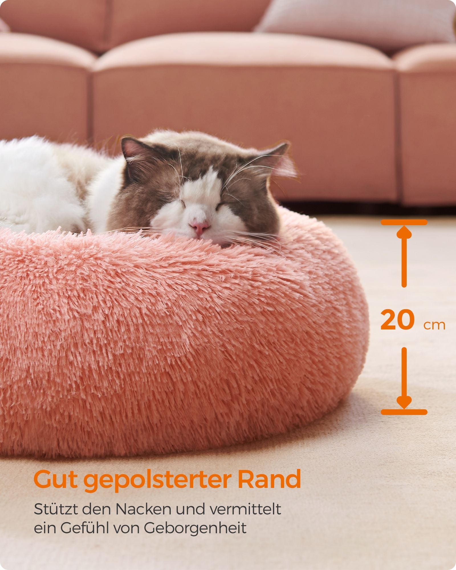 Hondenmand – met uitneembare vulling – Ø 50 cm