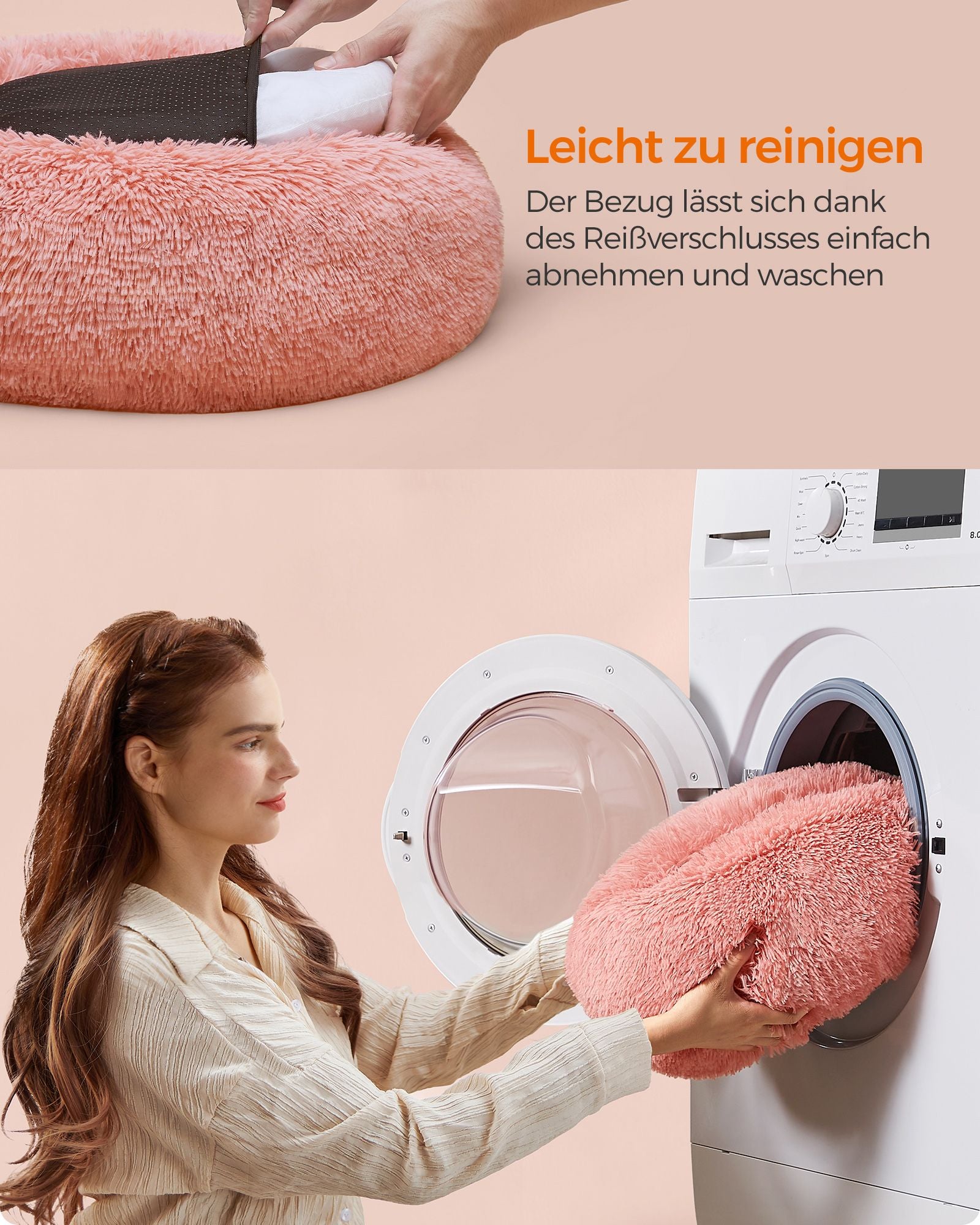 Hondenmand – met uitneembare vulling – Ø 50 cm