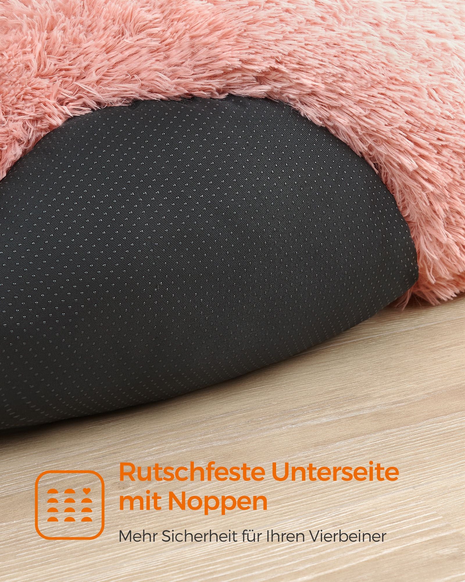 Kattenmand – wasbaar – lang pluche – roze