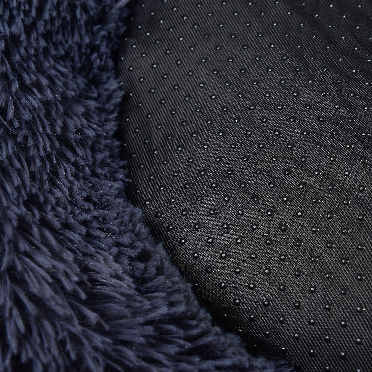 Hondenbed – zacht gevoerd – Ø 80 cm – grijs