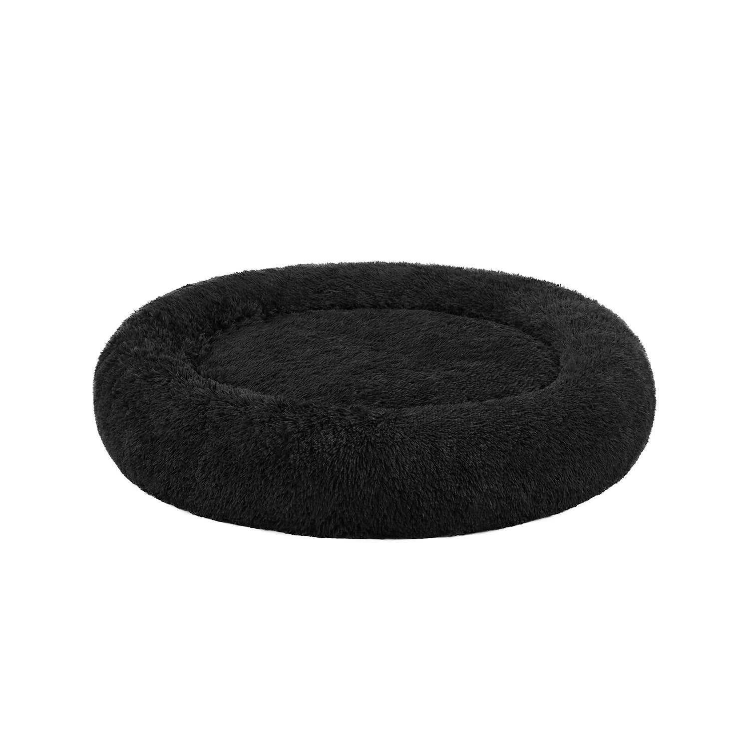 Hondenmand – pluizig & wasbaar – Ø 120 cm – roze