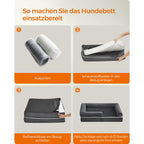 Orthopedisch hondenbed – Verhoogde randen – Donkergrijs