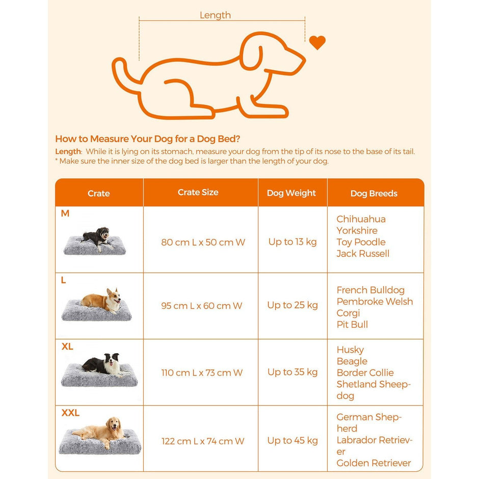 Hondenmand – Zacht en comfortabel – Lichtgrijs