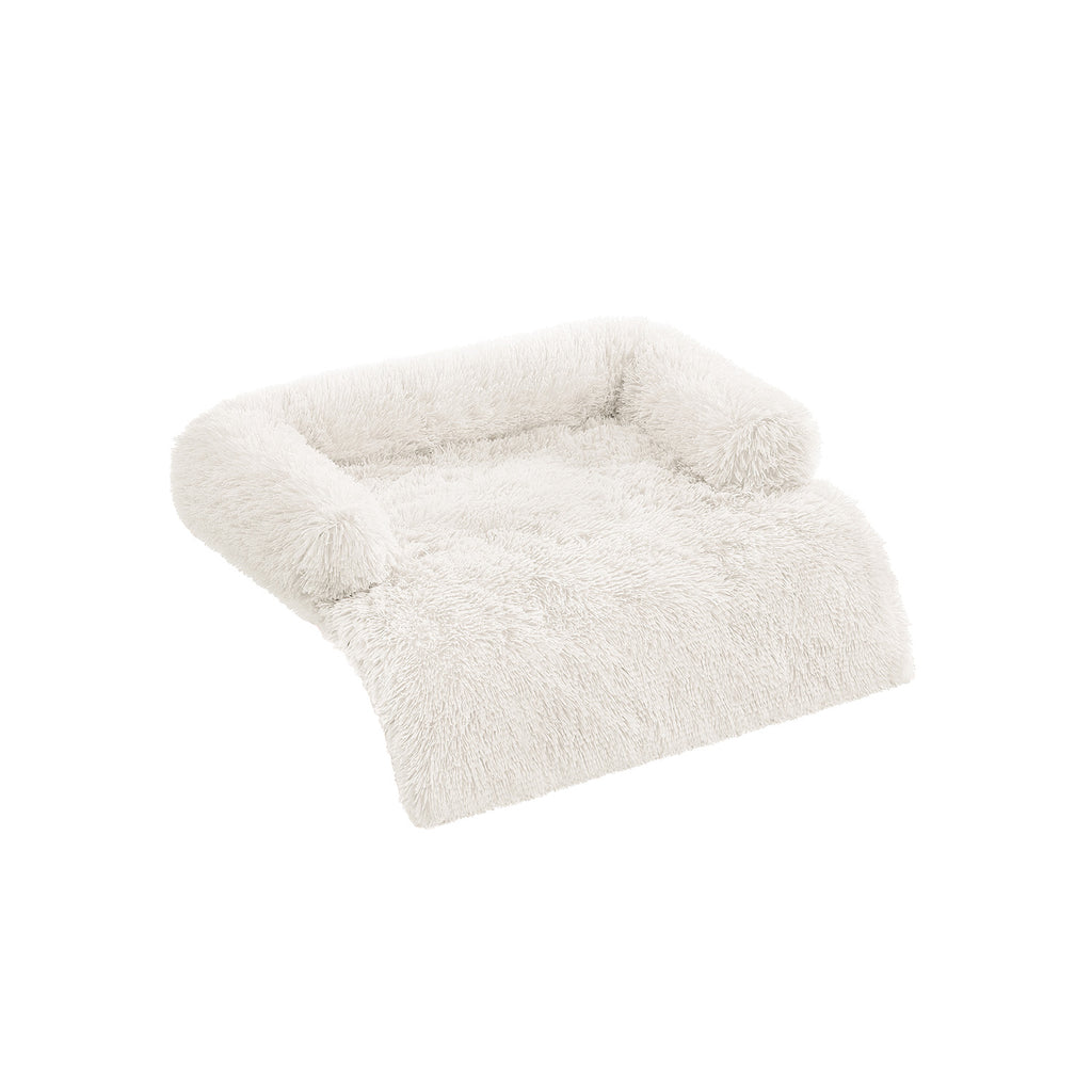 Hondenmand – warm & gezellig – 95 × 85 × 16 cm – wolkwit