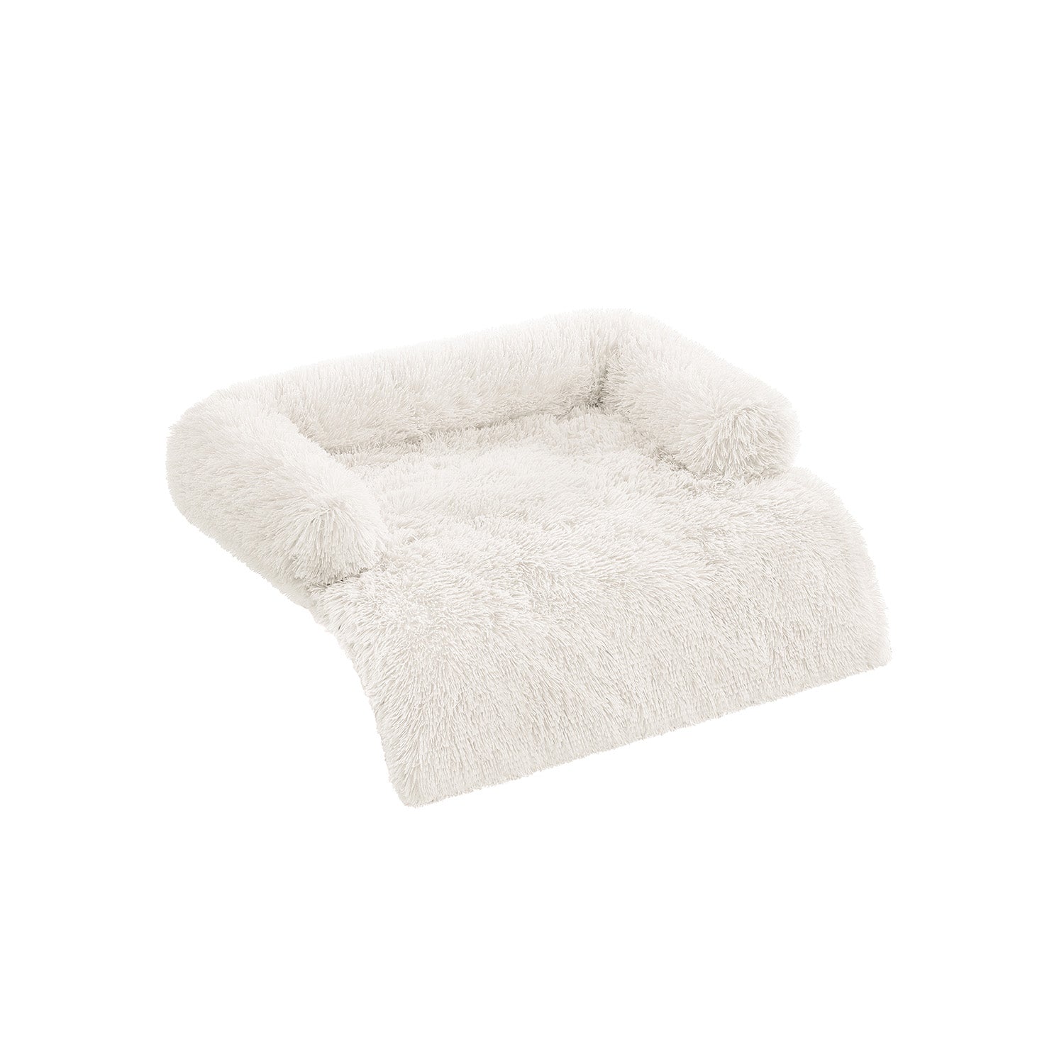Hondenmand – warm & gezellig – 95 × 85 × 16 cm – wolkwit