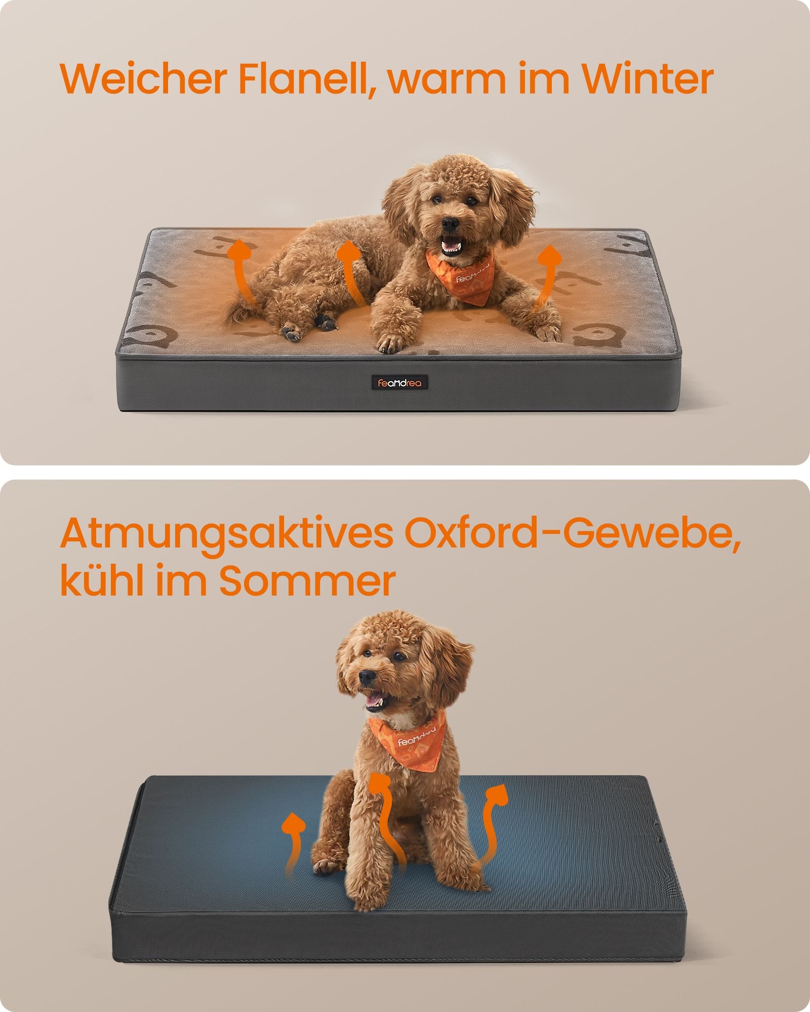 Orthopedisch Hondenbed – Comfortabel en stijlvol – Duifgrijs