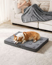 Orthopedisch Hondenbed – Comfortabel Flanel – Duifgrijs