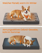 Orthopedisch Hondenbed – Comfortabel Flanel – Duifgrijs