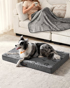 Orthopedisch Hondenbed – XL Comfort – Flanel – Duifgrijs