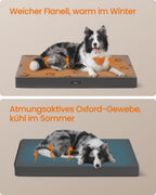 Orthopedisch Hondenbed – XL Comfort – Flanel – Duifgrijs