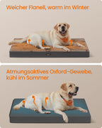 Orthopedisch Hondenbed – XXL Comfort – Flanel – Duifgrijs