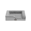 Orthopedisch Hondenbed – Pluche Hoes – Duifgrijs